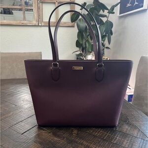 Kate Spade Deep Purple Tote Bag